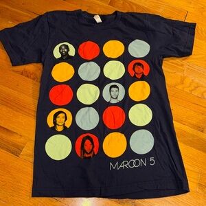 Maroon 5 Short Sleeve 2013 Concert T-Shirt American Apparel Adult Size Small